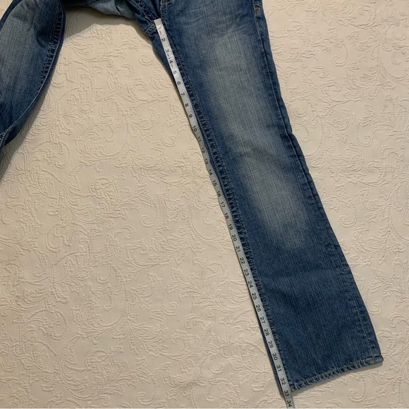 Seven7 Medium Wash Low Rise 100% Cotton Denim Bootcut Jeans - Picture 7 of 7
